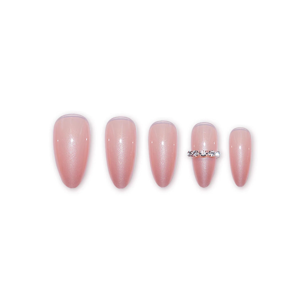 Elegant Stiletto Press-On Nail Set Bowlift