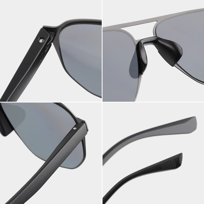 Contemporary Square Frame Sunglasses Bowlift