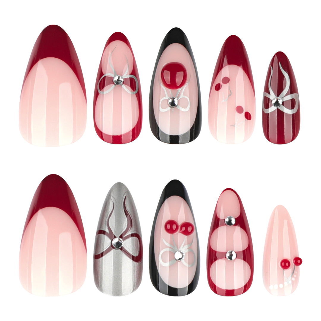 Artistic Nail Extensions with Unique 3D Designs Bowlift