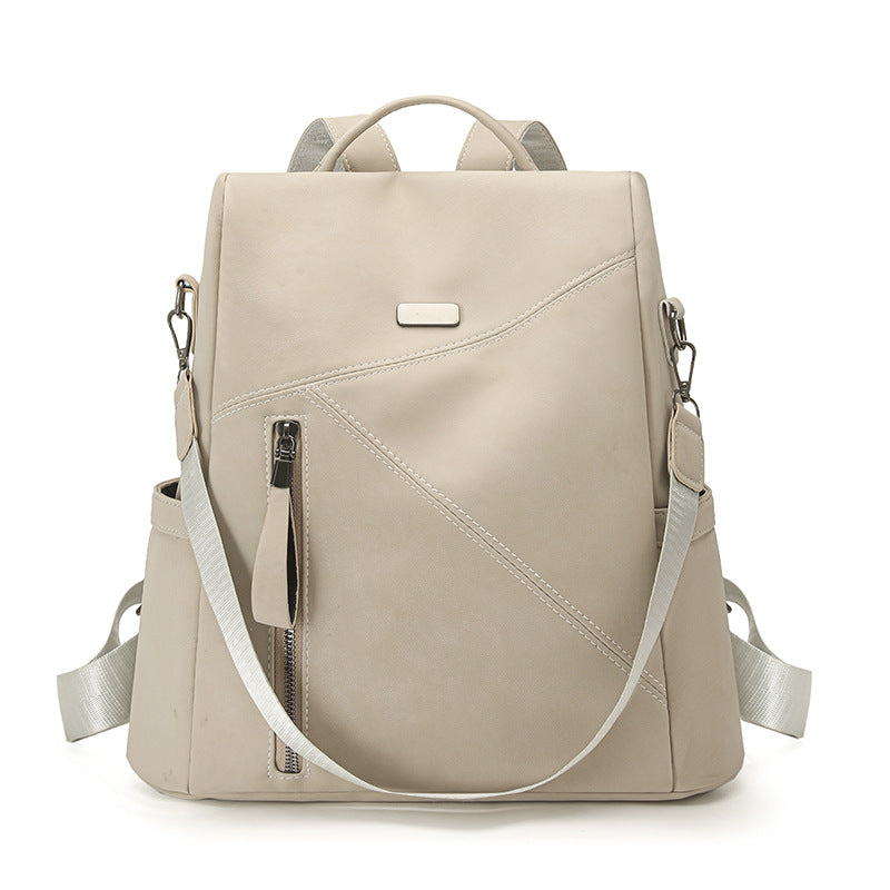 Stylish Multi-Functional Leather Backpack Bowlift