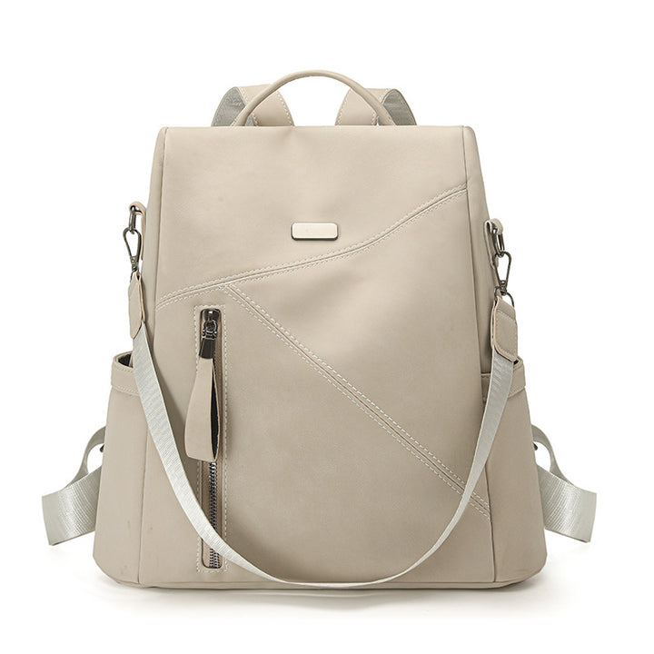 Stylish Multi-Functional Leather Backpack Bowlift