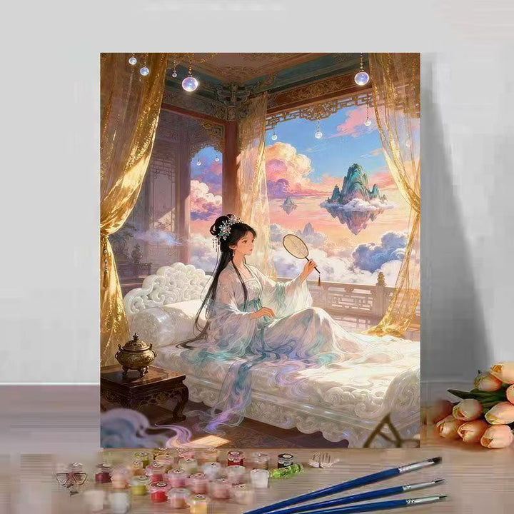 Fantasy Landscape Paint by Numbers Art Kit Bowlift