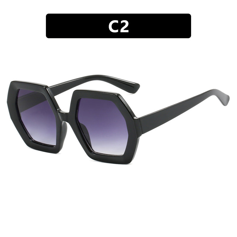 Women innovative hexagonal sunglasses Bowlift