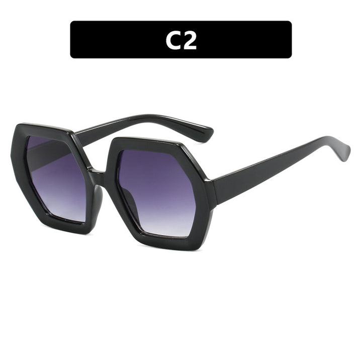 Women innovative hexagonal sunglasses Bowlift