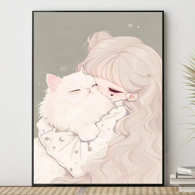 Cute Character Illustration Canvas Art Bowlift