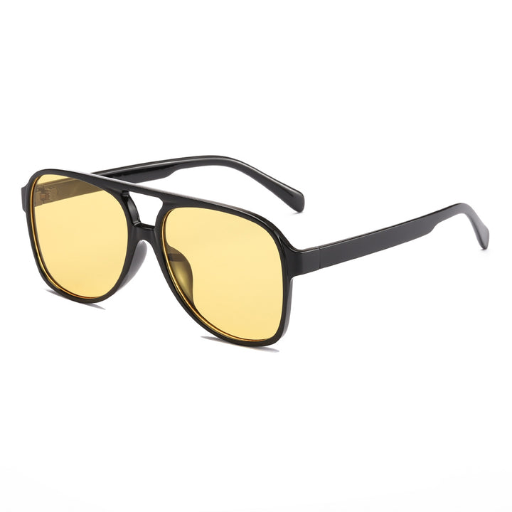 Women's fashionable square sunglasses with wide frame Bowlift