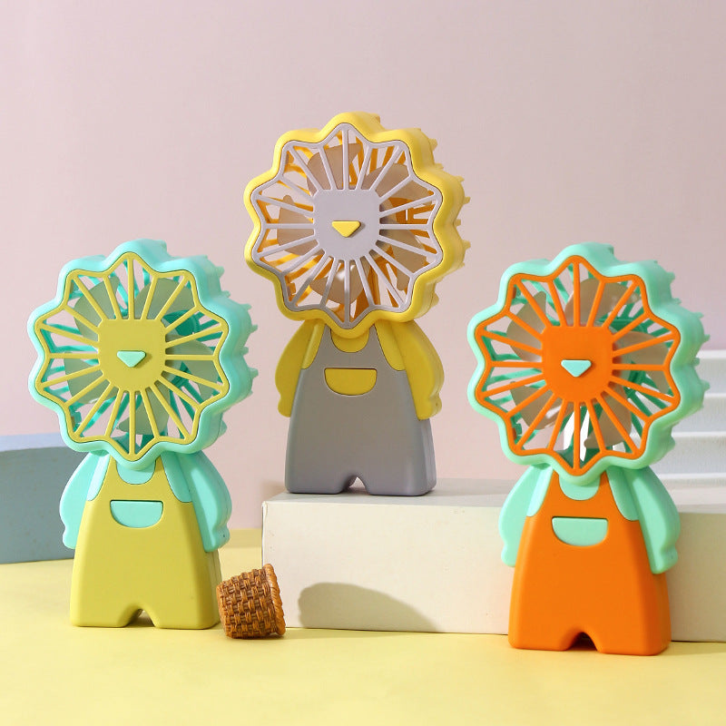 Women Portable Mini-Fan in Cute Flower Design Bowlift