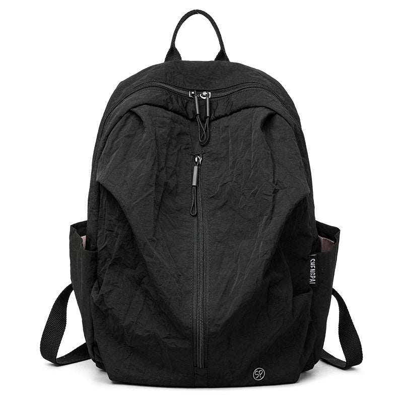 Crinkle Texture Adventure Backpack Bowlift