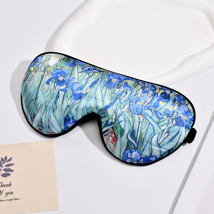 Unisex soft ergonomic sleep mask with contoured eye area and adjustable elastic band Bowlift