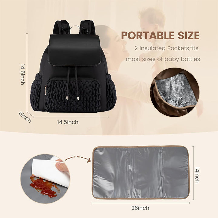 Stylish backpack with padded back and versatile compartments Bowlift