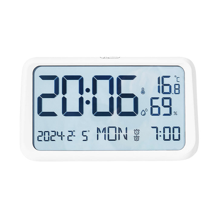 Digital Weather Alarm Clock with Hygrometer and Thermometer Bowlift