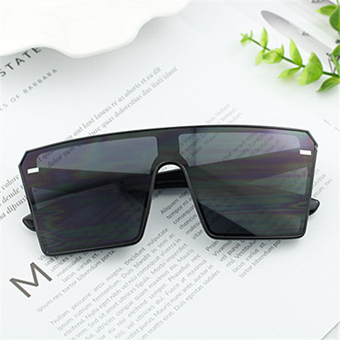 Women Oversized Shield Sunglasses Bowlift
