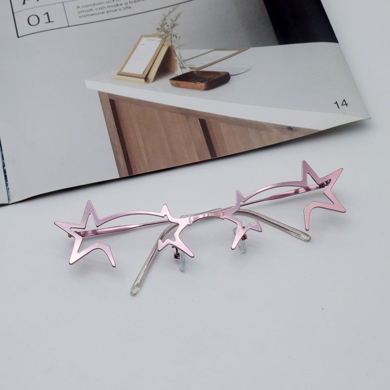 Artistic Star-Shaped Eyewear Bowlift