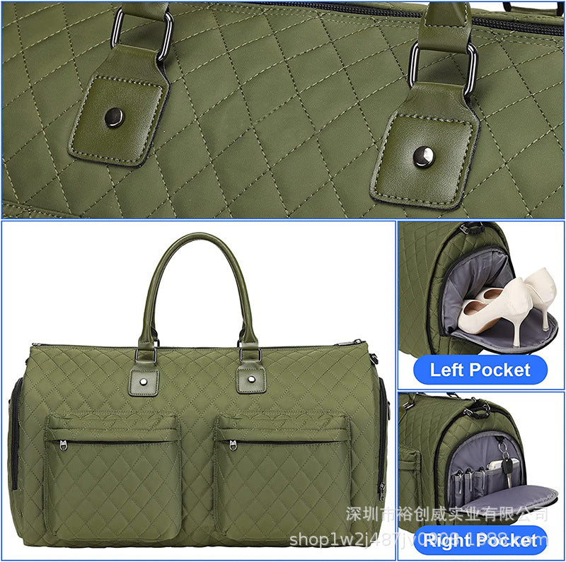 Quilted Travel Tote Bag Bowlift