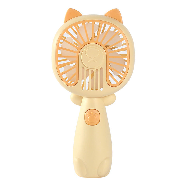 Cat-Themed Handheld Fan Bowlift