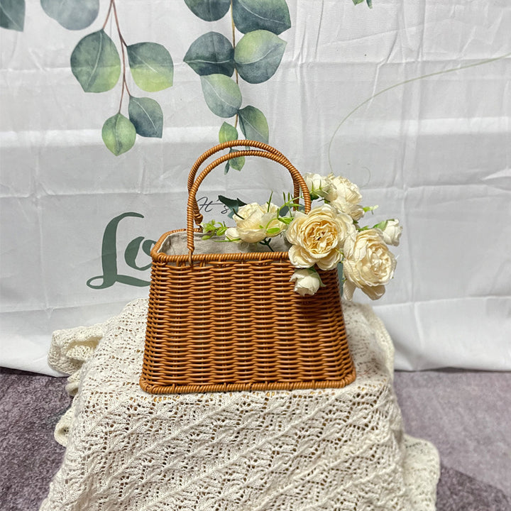 Women Handcrafted Basket Bag Bowlift