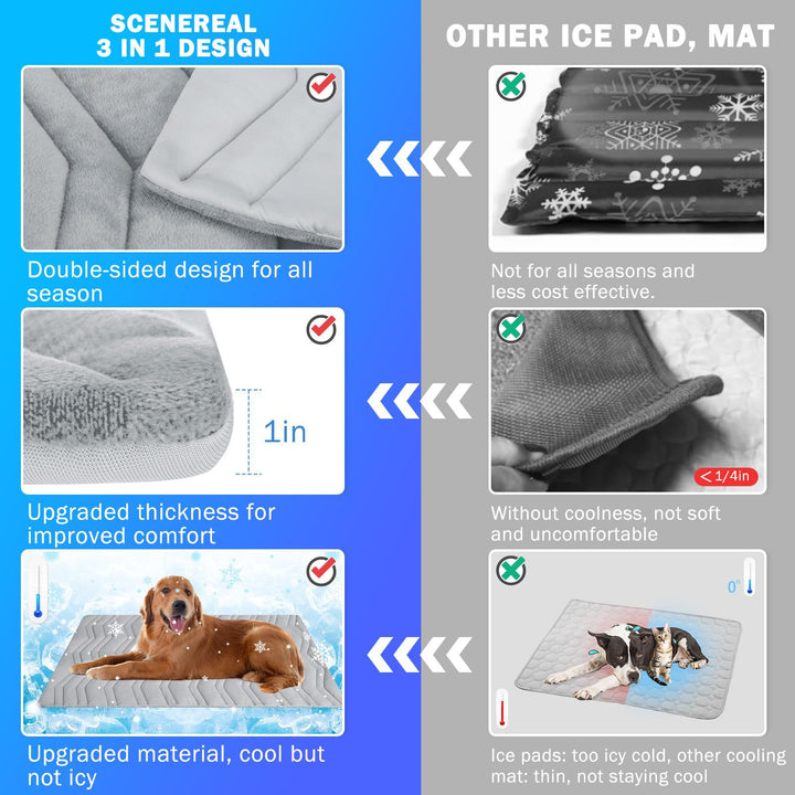 Unisex cooling and comfortably padded pet mat Bowlift