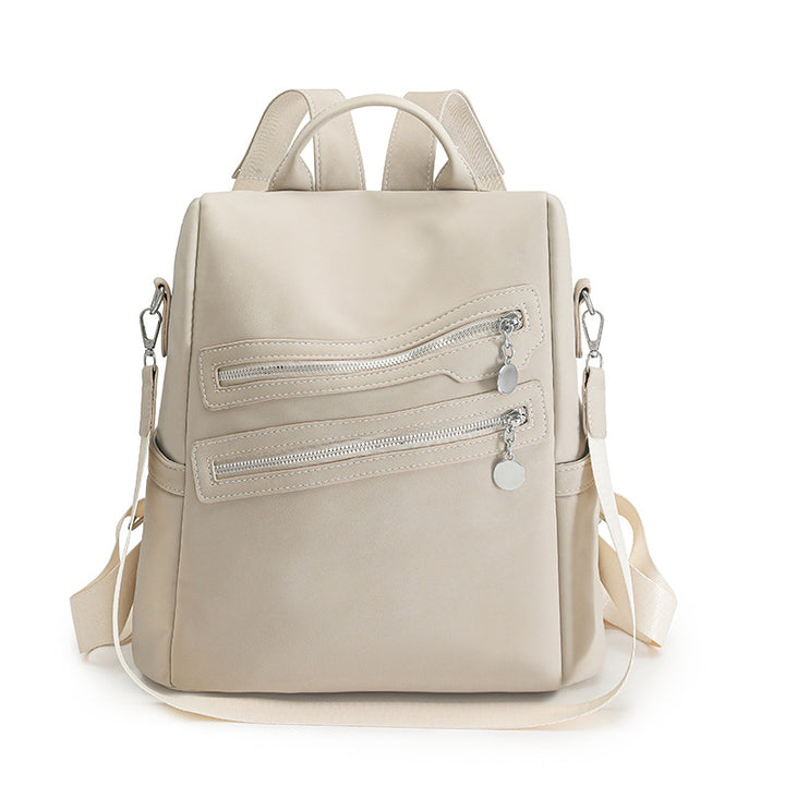 Stylish Multi-Zippered Backpack Bowlift