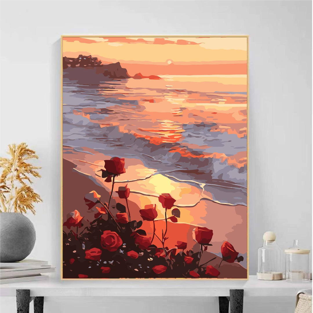 Scenic Ocean Sunset Wall Art Bowlift