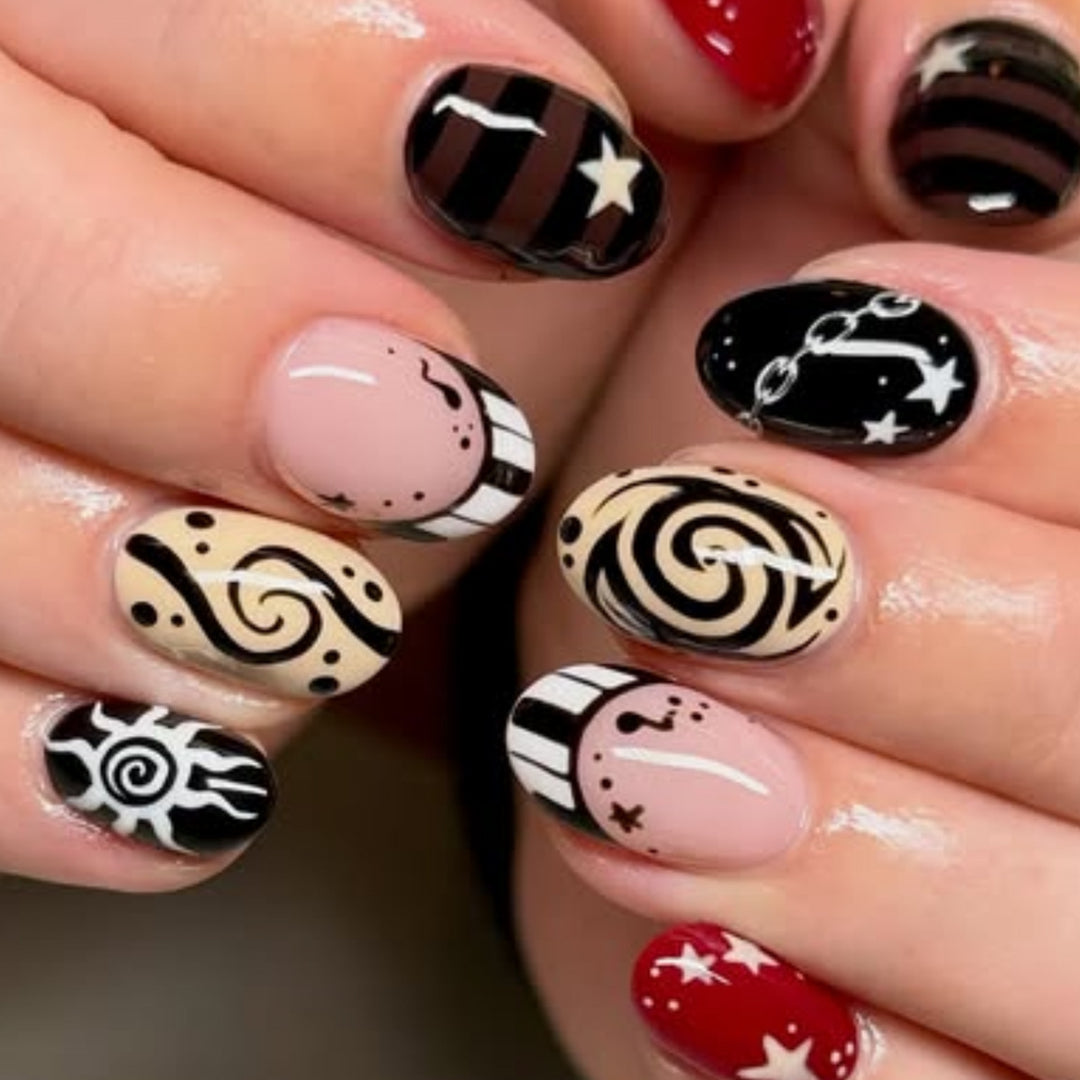 Artistic Fantasy Nail Art Design Bowlift