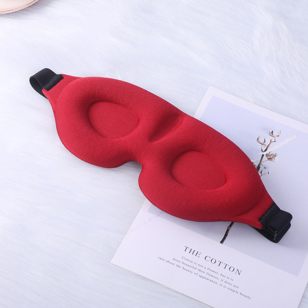 Unisex nan ergonomic 3D sleep mask with contoured eye cavities and adjustable comfort band Bowlift