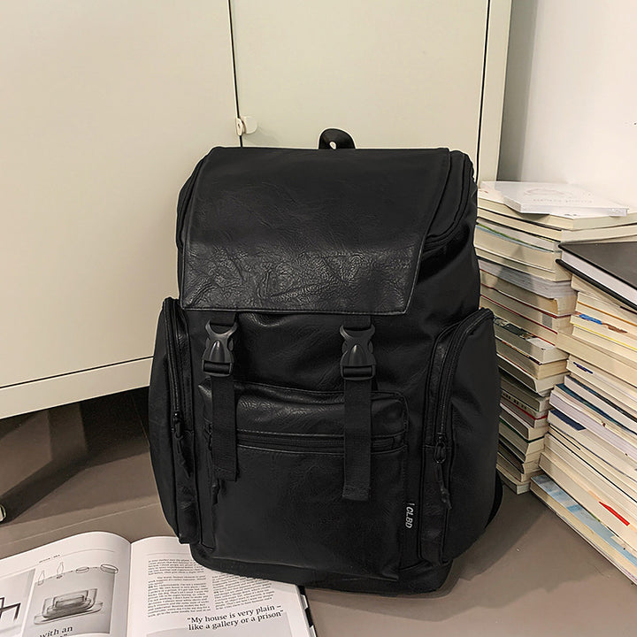 Vintage Leather Laptop Backpack