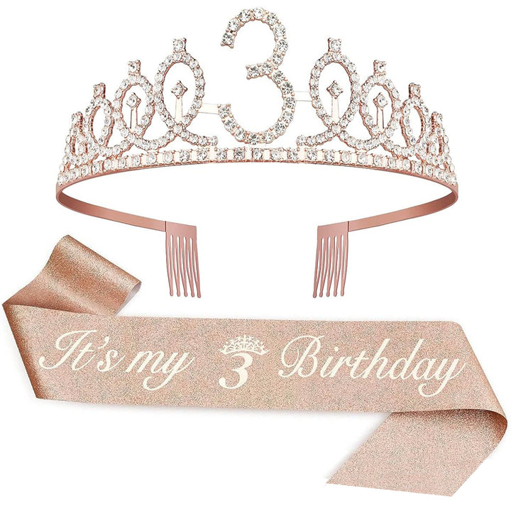 Ladies Crystal Princess Crown with 30 & Fabulous lettering Bowlift