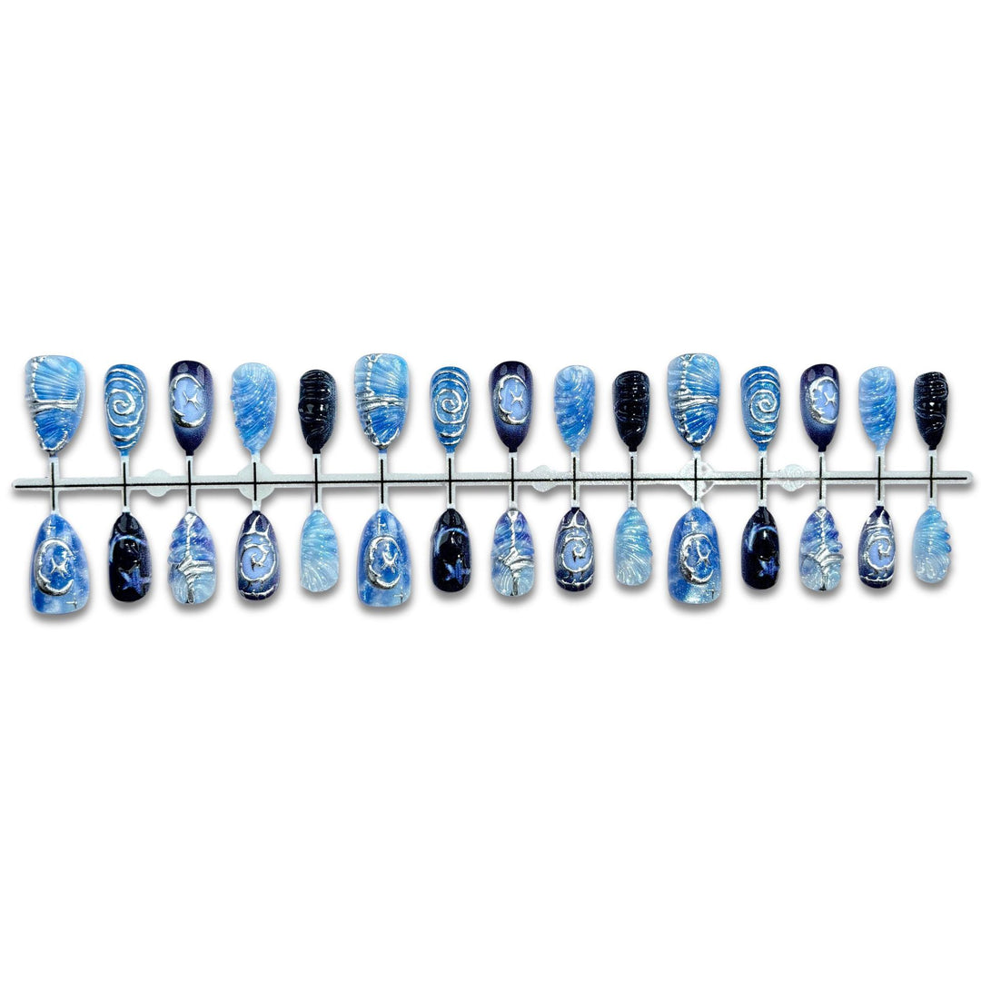Premium Decorated Nail Art Tips Bowlift