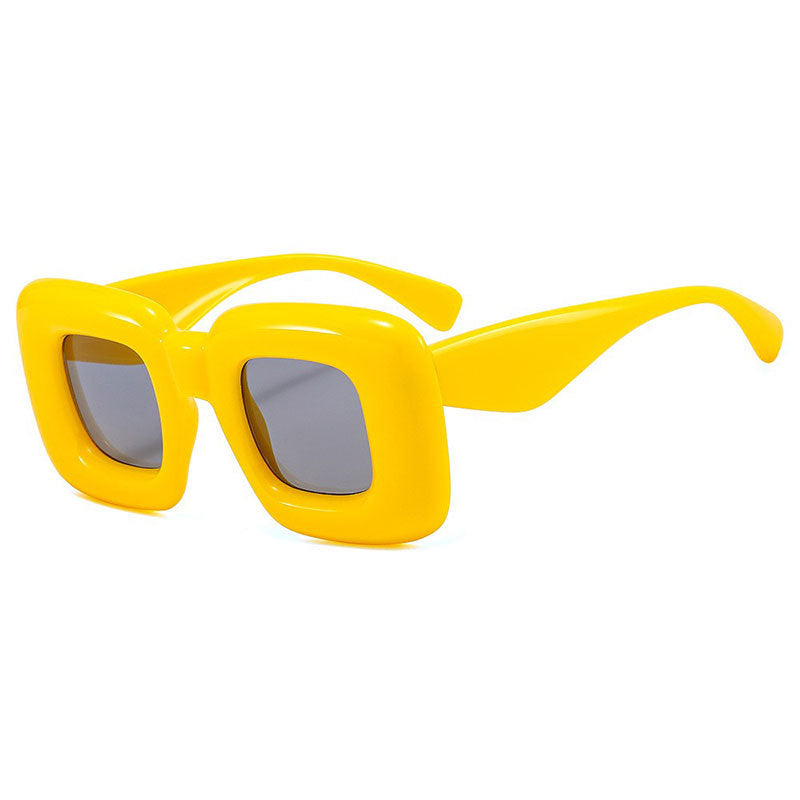 Modish Chunky Square Frame Sunglasses
