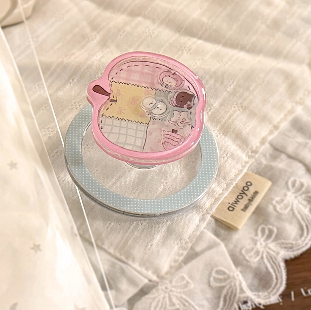 Stylish Apple-shaped cosmetic jar Bowlift