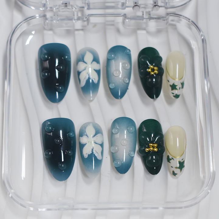Artistic Gel Nail Art Design Bowlift
