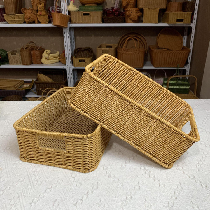 Handcrafted Woven Storage Basket Bowlift