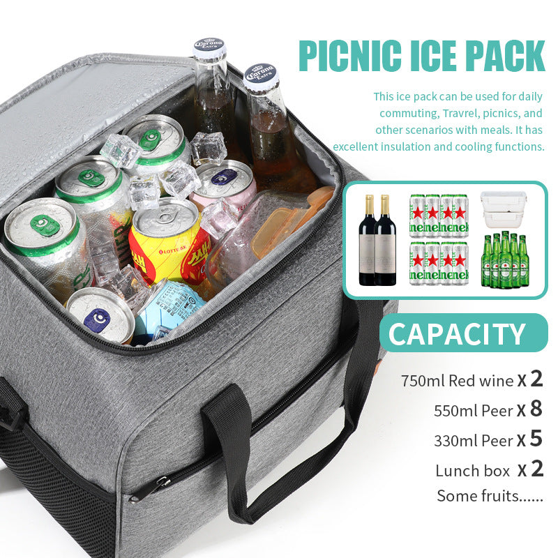 Women's insulated lunchbox with practical side pockets Bowlift