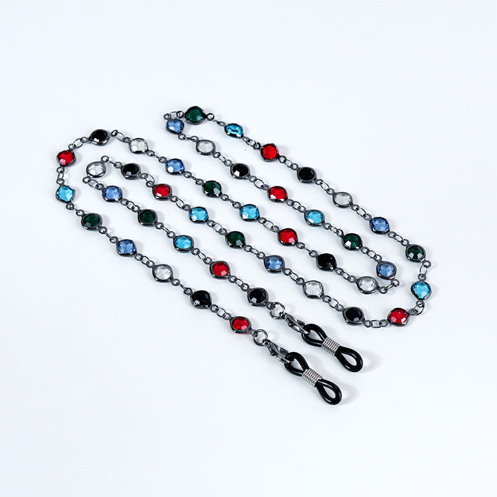 Decorative Gemstone Eyewear Chain Bowlift
