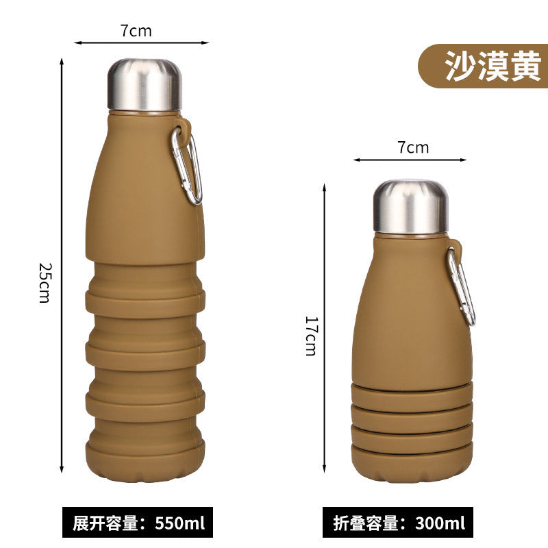 Women collapsible silicone water bottle Bowlift