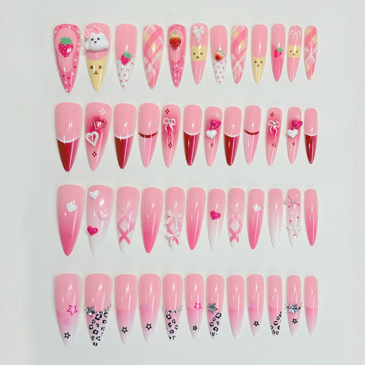 Decorative Press-On Nail Collection Bowlift