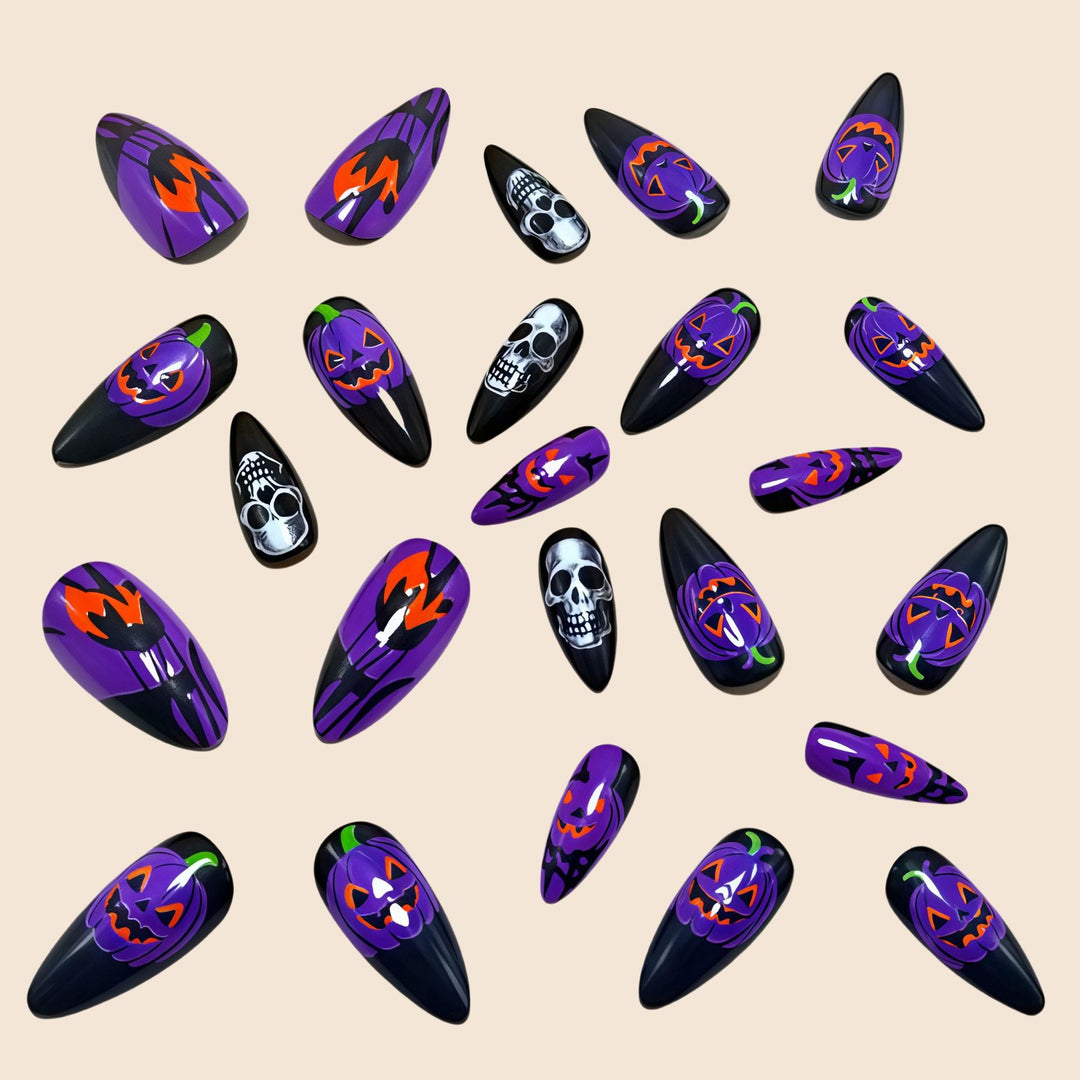 Halloween Fake Nails Bowlift