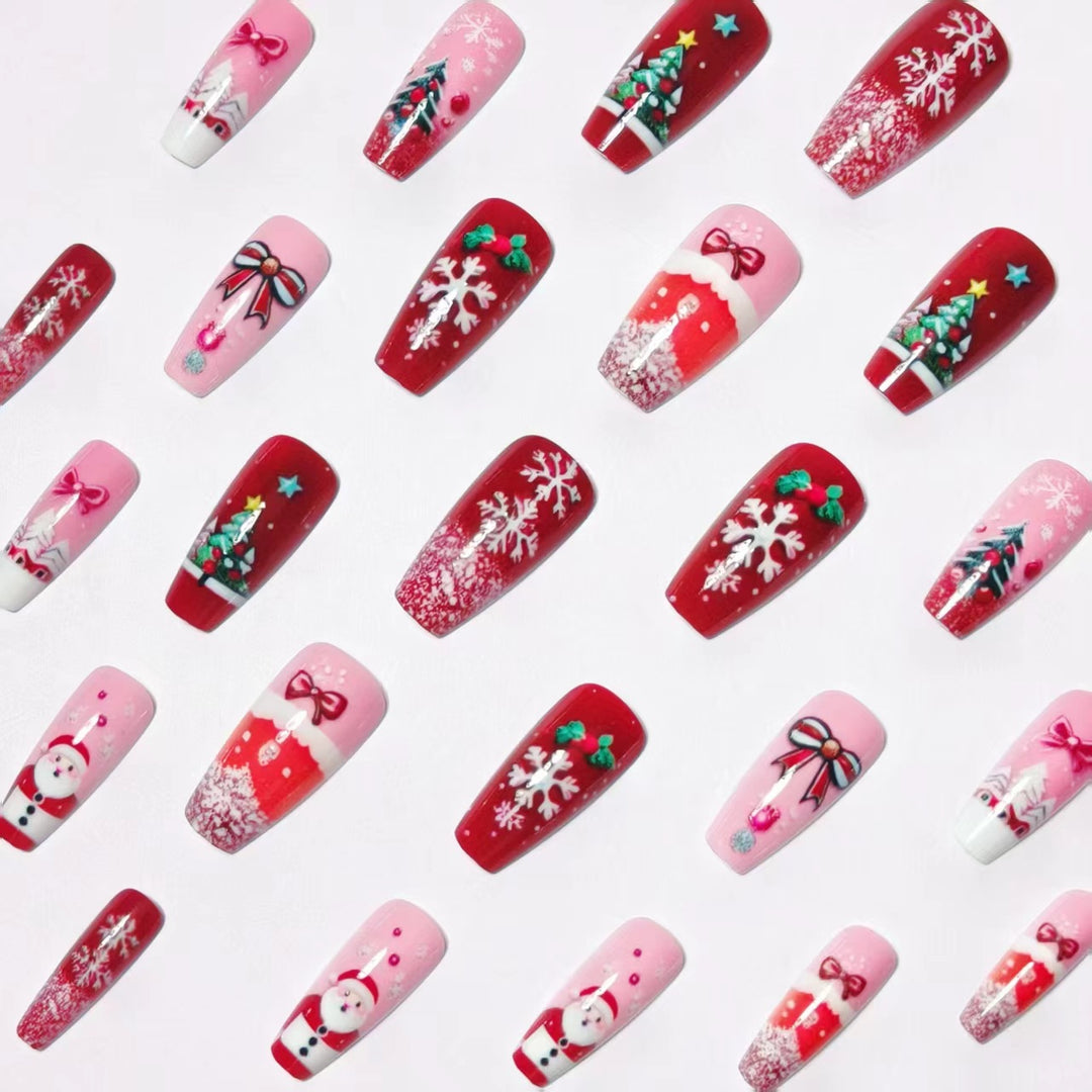 Christmas Art Nails Bowlift