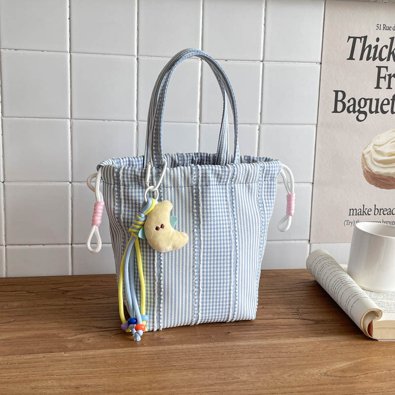 WoDrawstring Utility Tote Bag Bowlift