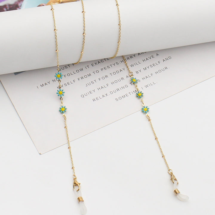 Floral Themed Eyewear Chain Bowlift