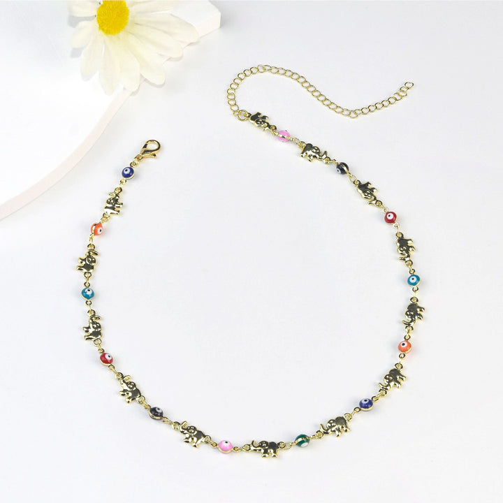 Colorful Elephant Charm Eyewear Chain Bowlift