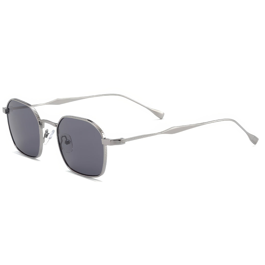 Ladies fashionable sunglasses in elegant square design with high-quality metal frame Bowlift