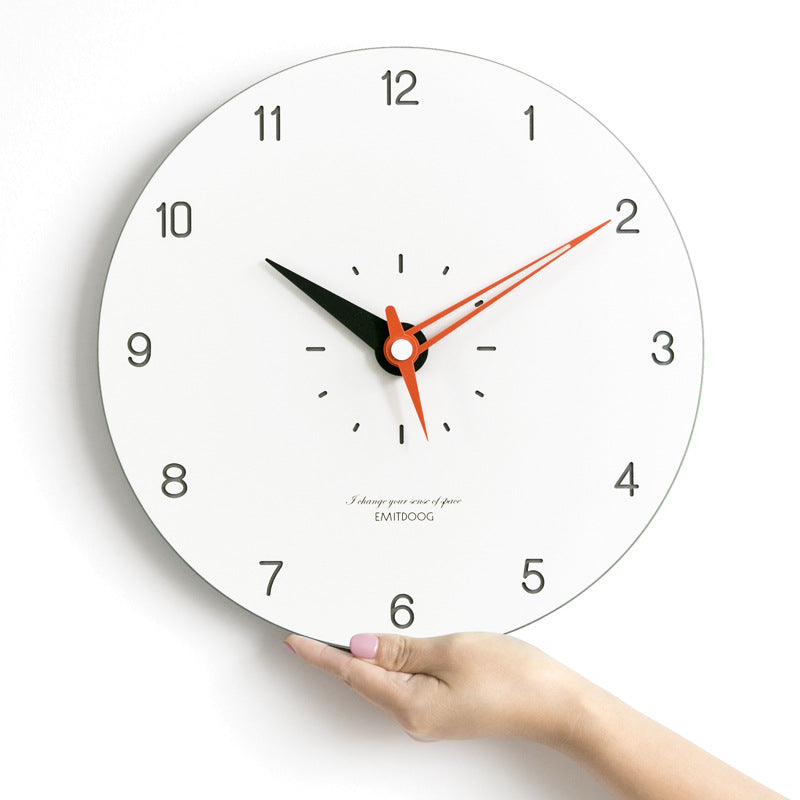 BowLift | Minimalistic Modern Round Wall Decor Silent Clock