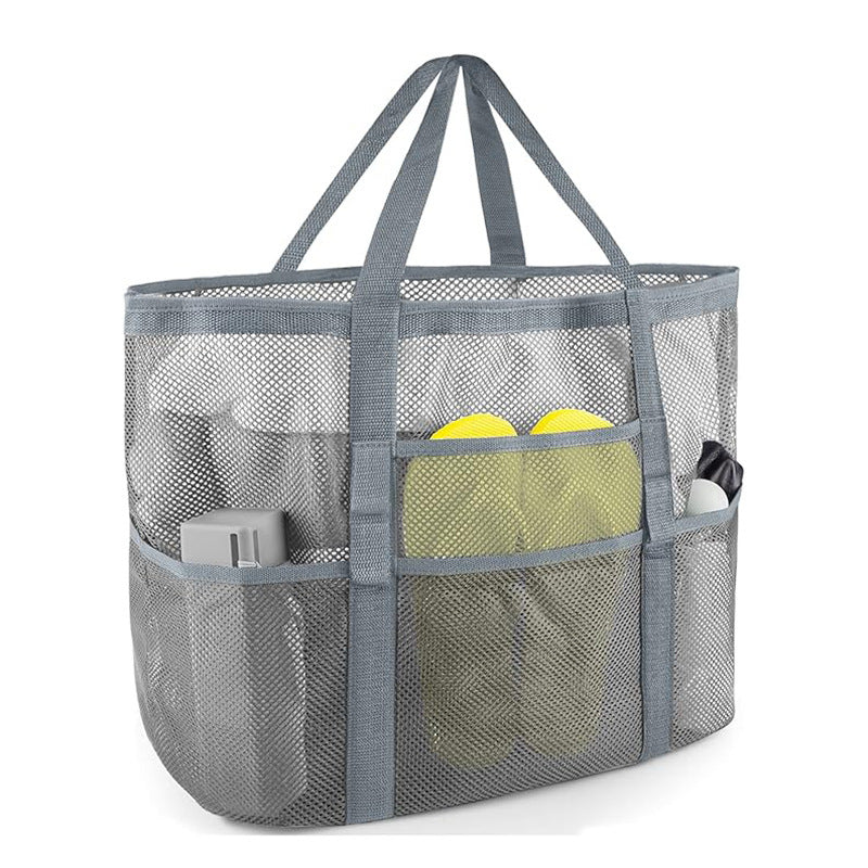 Practical Beach Tote Bag Made of Breathable Mesh Material Bowlift