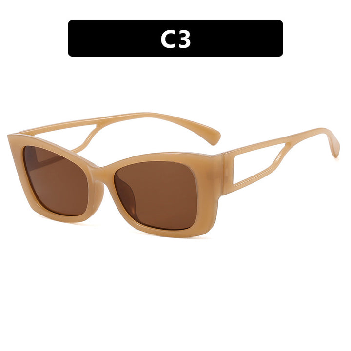Women's fashionable cat-eye sunglasses with stylish frame and UV protection Bowlift