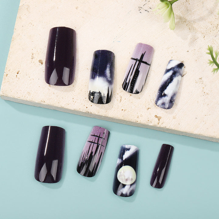 Set of artistic and decorative artificial nails Bowlift