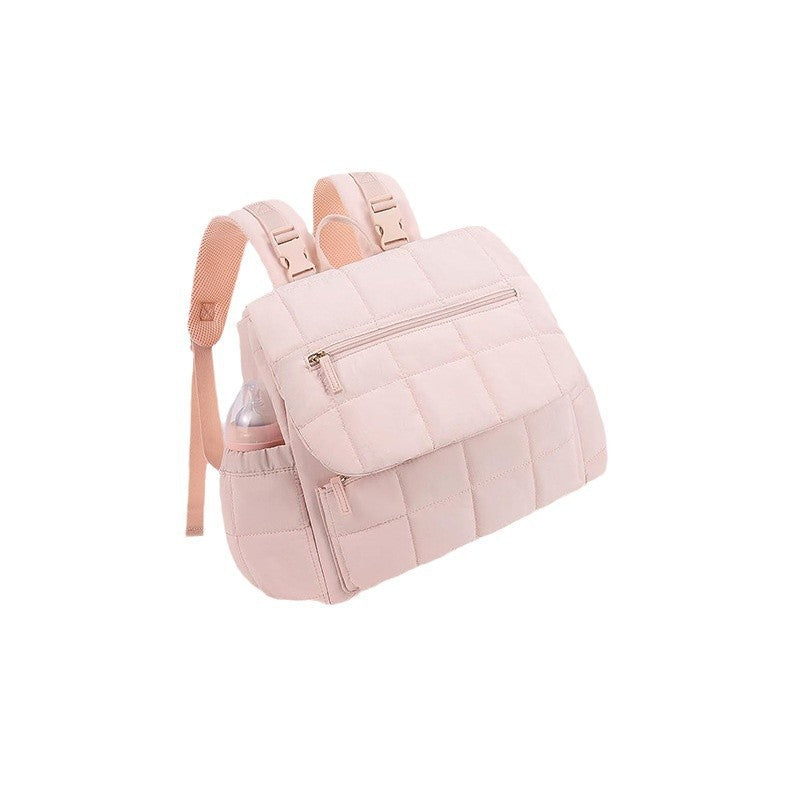 Multifunctional diaper bag with insulated compartment and practical outer pockets Bowlift