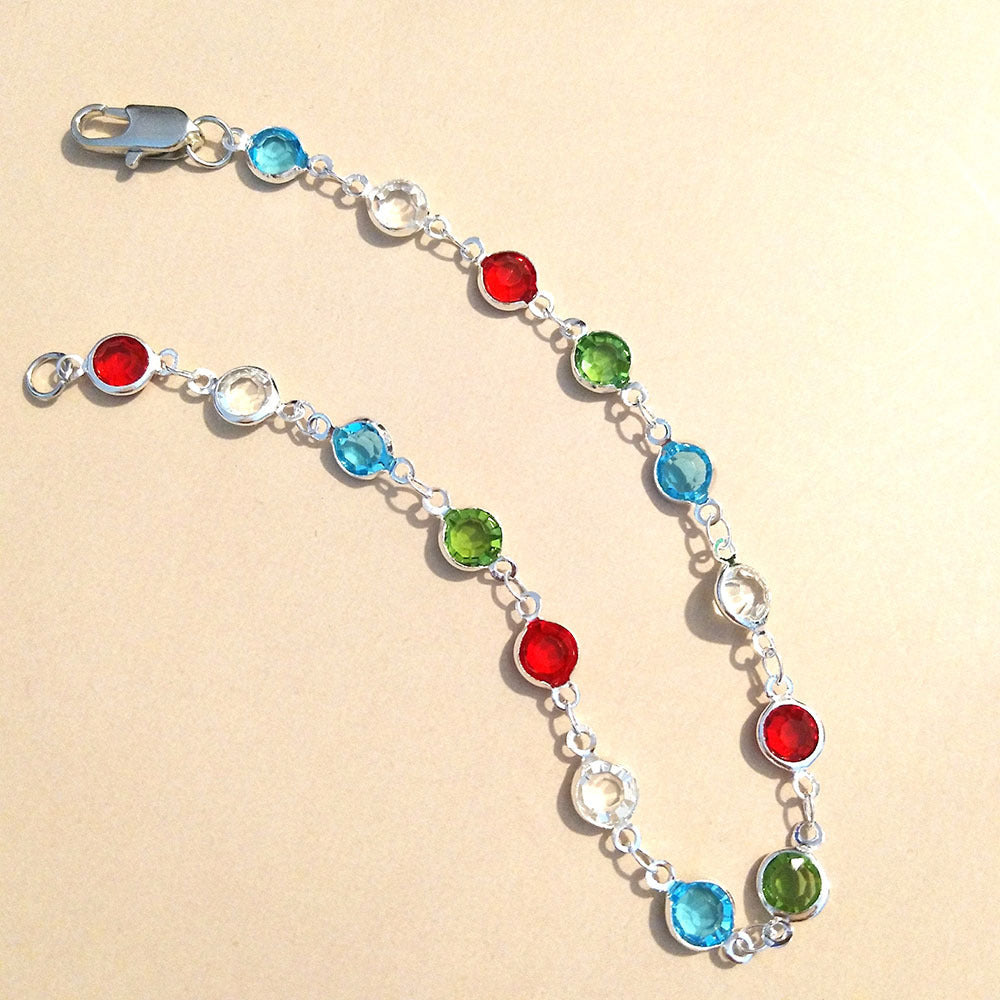 Multi-Color Gemstone Bracelet Bowlift