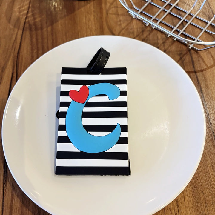 Playful Alphabet Luggage Tag Bowlift
