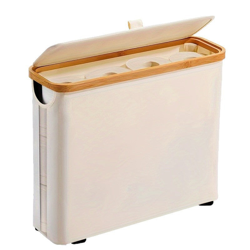 Sustainable recycling organizer with bamboo lid Bowlift